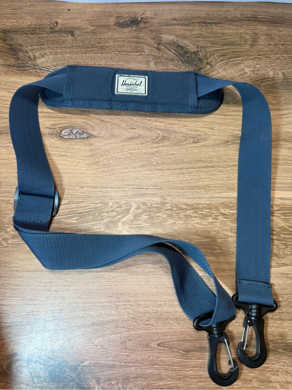 Herschel Replacement Shoulder Strap Navy Blue Adjustable Padded Bag Strap Only